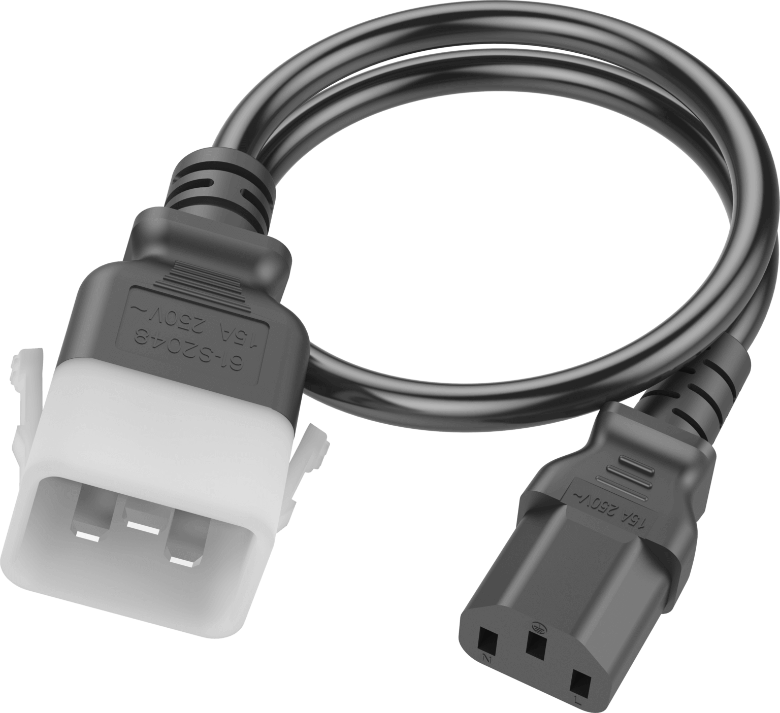 P-Lock ® C20 C13 Power Cord