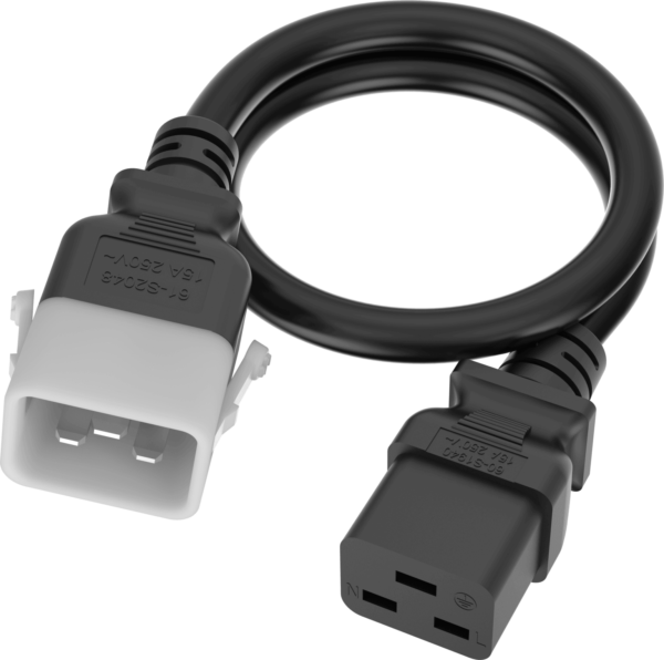 P-Lock ® C20 C19 Power Cord